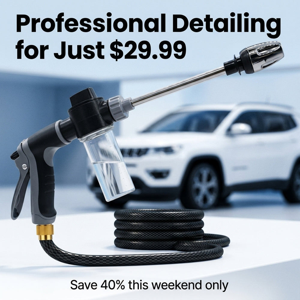 High-Pressure Water Gun for Car, RV, and Driveway Cleaning